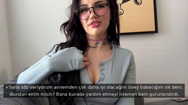 Sapkın Fıstık Annesi Tarafından Terk Edilen Üvey Babasının Yeni Sikiş Partneri Oluyor — altyazılı porno